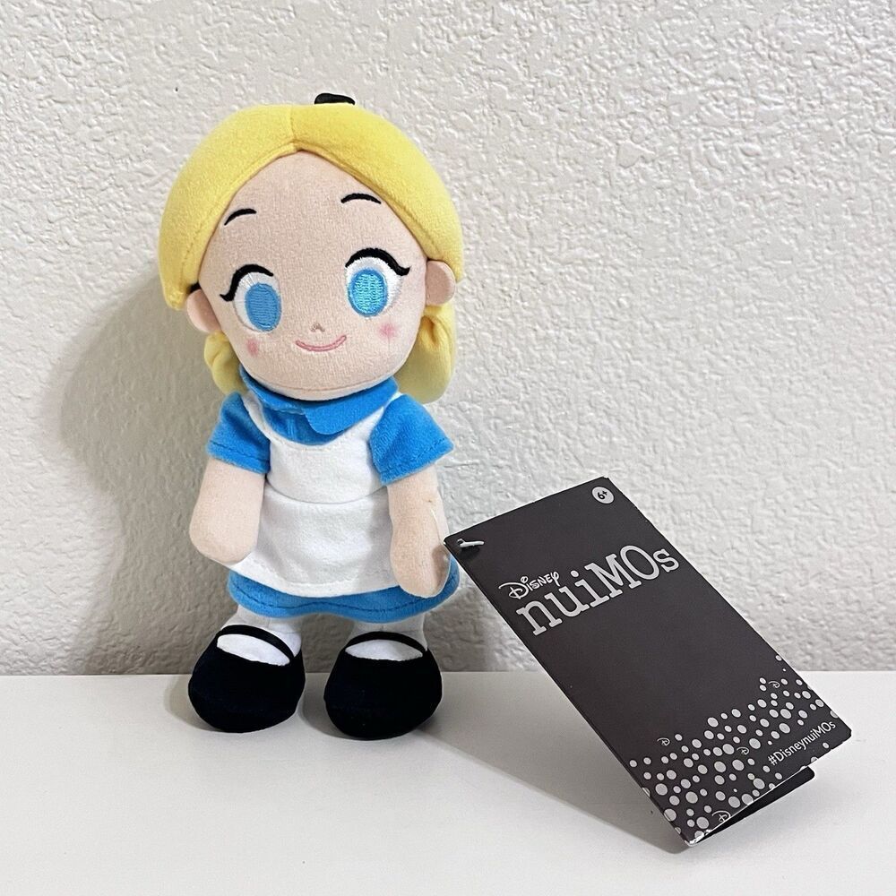 Disney Parks Alice in Wonderland Disney nuiMOs Plush Poseable Doll 7" w/ TAG